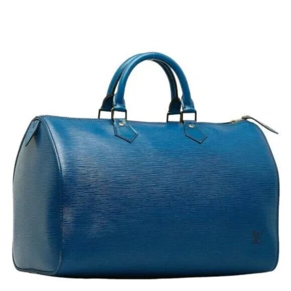 💎✨Authentic✨ Louis Vuitton Epi Leather Speedy 35 Satchel Bag - Picture 3 of 14